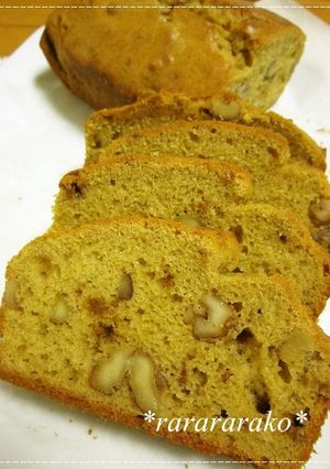 混ぜるだけ♪米粉の黒糖胡桃パウンドケーキ-レシピのメイン写真