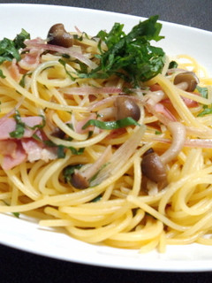 みょうがと大葉がたっぷりパスタ-レシピのメイン写真