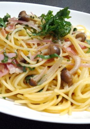 みょうがと大葉がたっぷりパスタ-レシピのメイン写真
