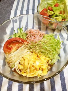 冷やし中華風そうめん-レシピのメイン写真