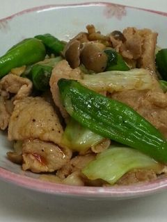 豚肉と野菜のピリ辛炒め-レシピのメイン写真