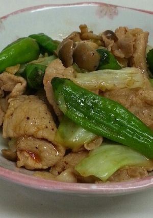 豚肉と野菜のピリ辛炒め-レシピのメイン写真