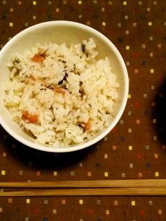 わかめと梅肉混ぜごはん-レシピのメイン写真