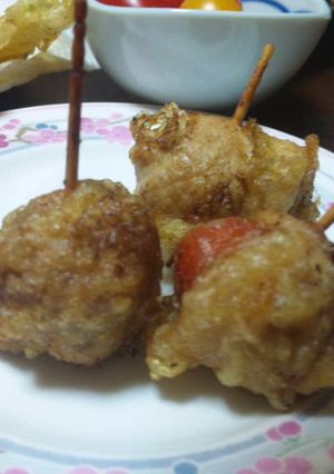 プチトマトの肉巻き天-レシピのメイン写真