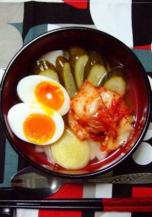 超ヘルシー☆韓国風冷麺!(ダブルキムチ)-レシピのメイン写真