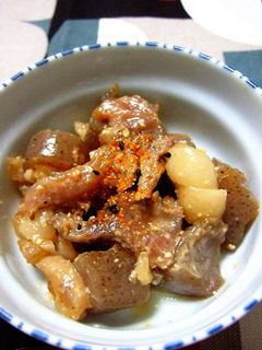 甘辛味噌煮☆すじこん!(少量レシピ)-レシピのメイン写真