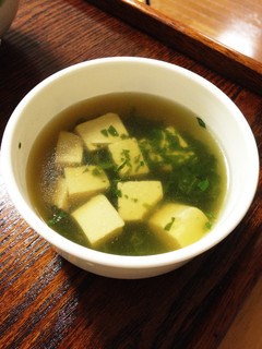 モロヘイヤと豆腐の優しいスープ-レシピのメイン写真