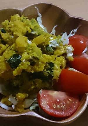 ほくほくかぼちゃサラダ-レシピのメイン写真