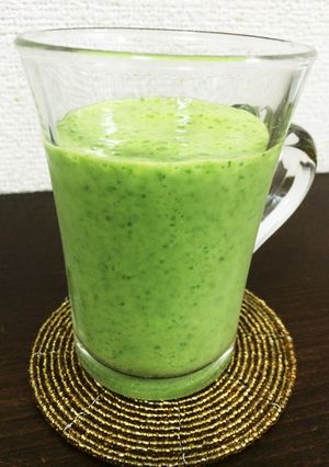 冷凍バナナでグリーンスムージー-レシピのメイン写真