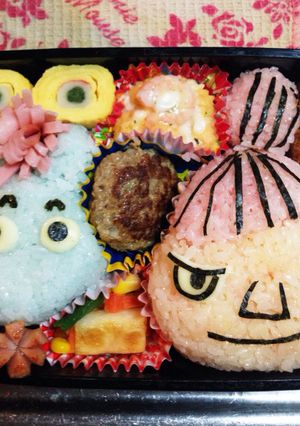 キャラ弁♡ リトルミィ＆ムーミン-レシピのメイン写真