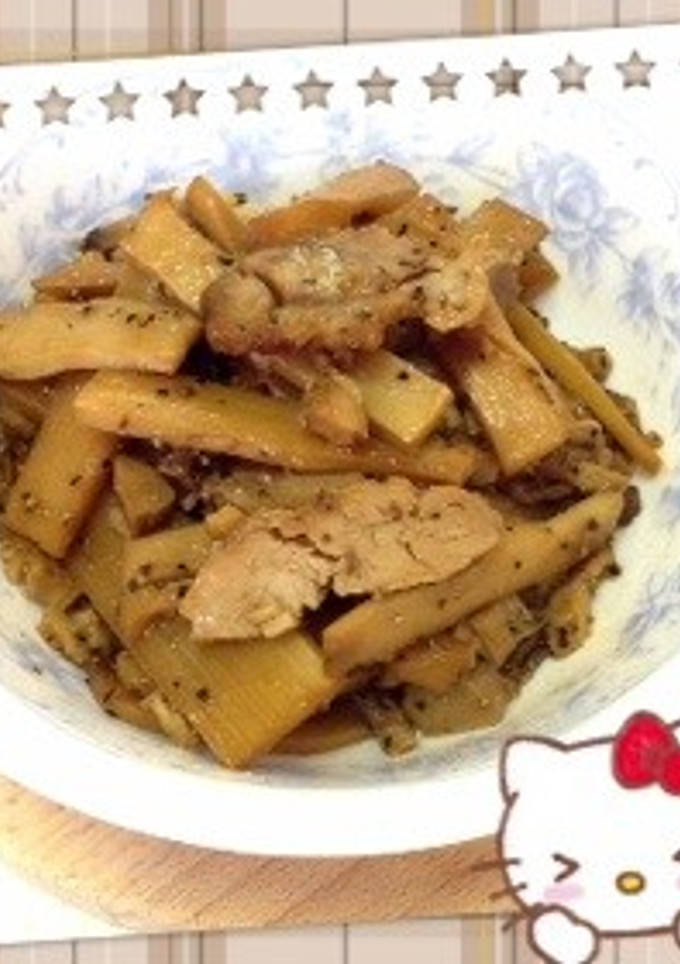 メンマと焼豚〜サッと炒め〜(o˘◡˘o)-レシピのメイン写真