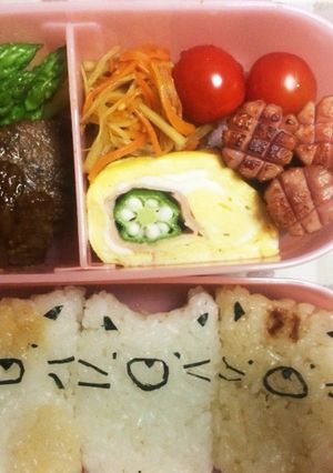 ネコちゃん弁当＊すみっこぐらし風-レシピのメイン写真