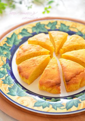 南瓜の甘味たっぷり！HMで野菜ケーキ✿-レシピのメイン写真