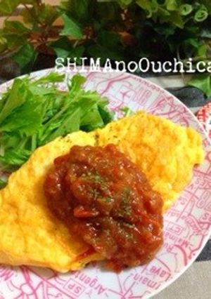 ココナッツオイルdeプレーンオムレツ-レシピのメイン写真