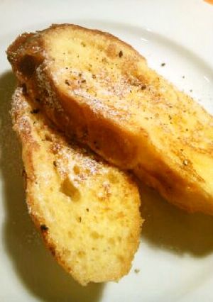 甘くないフレンチトースト-レシピのメイン写真