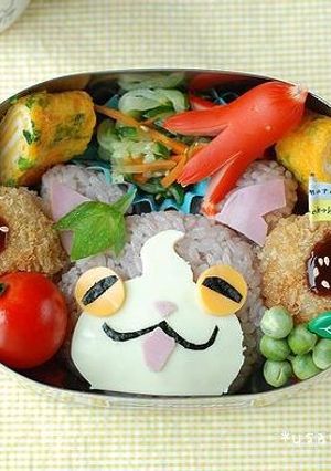 【妖怪ウォッチ】ブドウニャン*キャラ弁-レシピのメイン写真