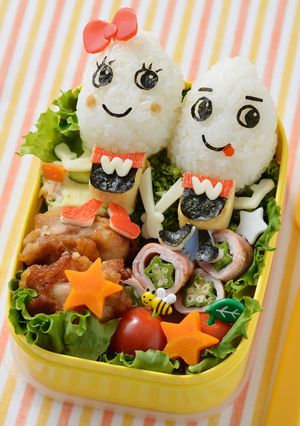 オードリー&タッキーのキャラ弁-レシピのメイン写真