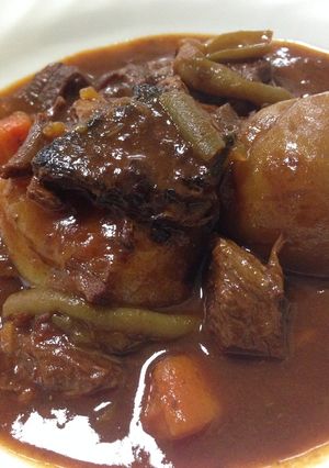 いちじくと牛すじ肉の赤ワイン煮込み-レシピのメイン写真