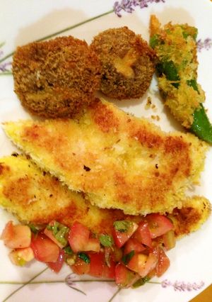 ササミで☆しっとり柔らかミラノ風カツレツ-レシピのメイン写真