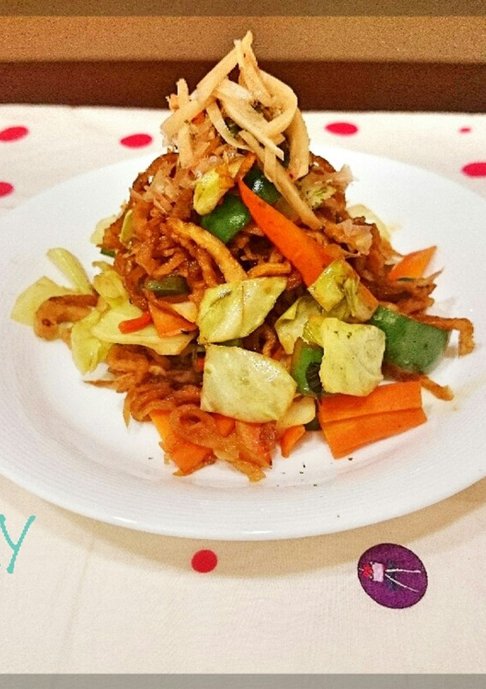 切干大根焼きそば：冷凍お弁当野菜おかず-レシピのメイン写真