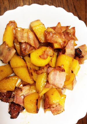 マンゴーとベーコンの炒め物-レシピのメイン写真