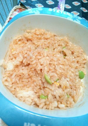 枝豆ケチャップご飯-レシピのメイン写真