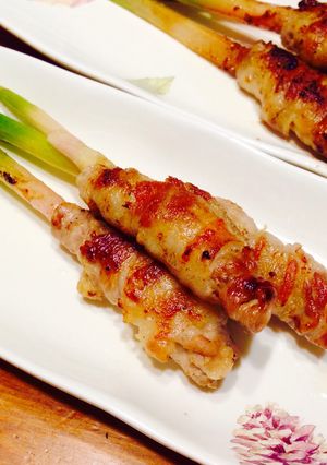 葉生姜の味噌漬け 豚バラ巻き-レシピのメイン写真
