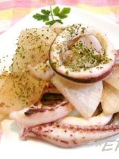 イカと大根のにんにく炒め~♪♪-レシピのメイン写真