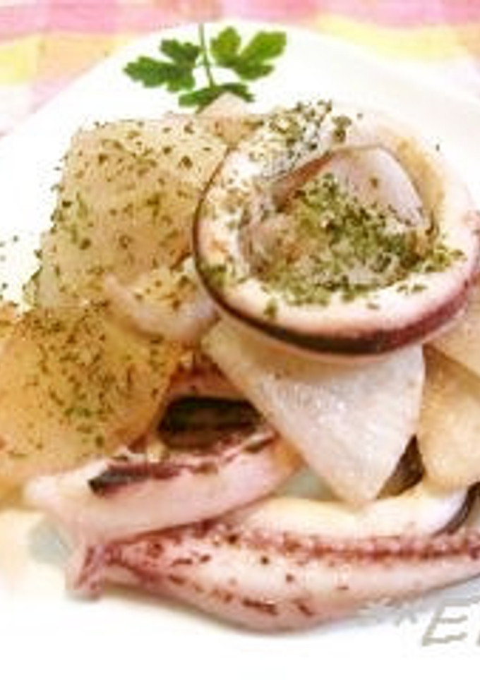 イカと大根のにんにく炒め～♪♪-レシピのメイン写真