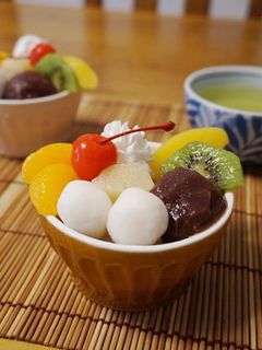 セブンイレブン風☆白玉クリームあんみつ-レシピのメイン写真