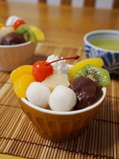 セブンイレブン風☆白玉クリームあんみつ-レシピのメイン写真