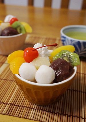 セブンイレブン風☆白玉クリームあんみつ-レシピのメイン写真