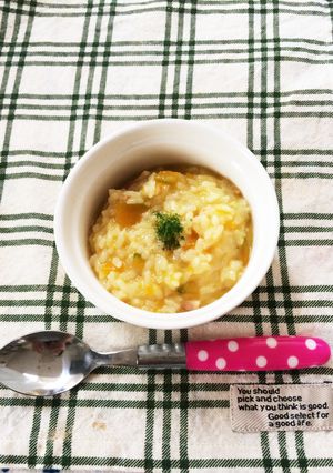 簡単オシャレ☆ランチに！かぼちゃリゾット-レシピのメイン写真