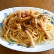 糀の実にんにくで作るイカの和風パスタ