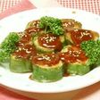 簡単!鶏だんごでピーマンの肉詰め