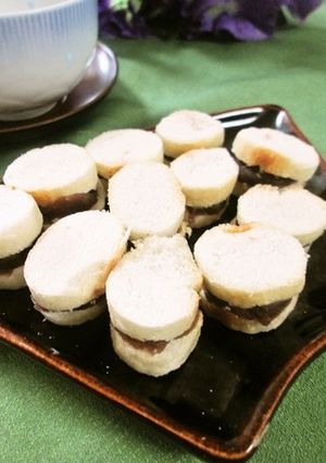十五夜に♫麩で✿プチ最中の月-レシピのメイン写真