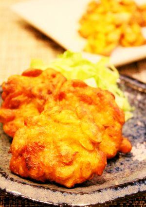 おつまみ☆カボチャの種とワタの簡単揚げ☆-レシピのメイン写真