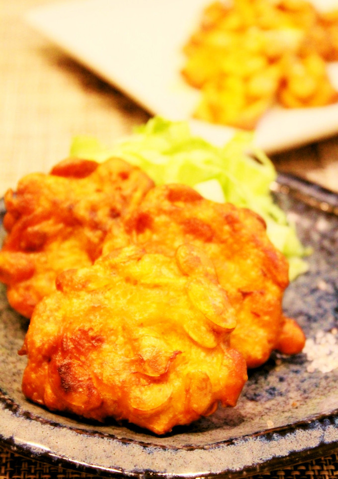 おつまみ☆カボチャの種とワタの簡単揚げ☆-レシピのメイン写真