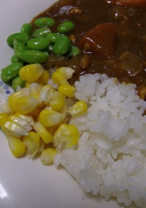 とうもろこしと枝豆のカレー-レシピのメイン写真