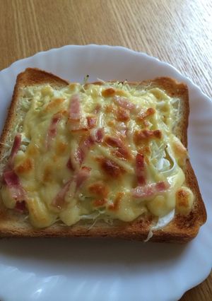 激ウマ！キャベツチーズトースト-レシピのメイン写真