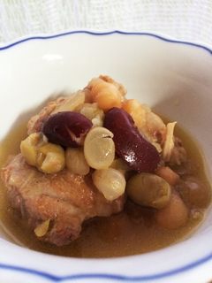 豚肉と豆の煮込み (圧力鍋使用)-レシピのメイン写真
