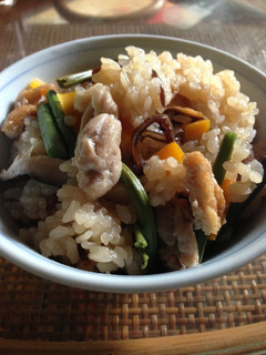 *炊飯器で楽ラク♪鶏釜めし*-レシピのメイン写真
