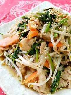 空芯菜と豚バラのオイスターソース炒め-レシピのメイン写真