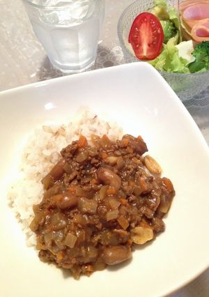 ゆで落花生で★千葉ピー和風キーマ-レシピのメイン写真