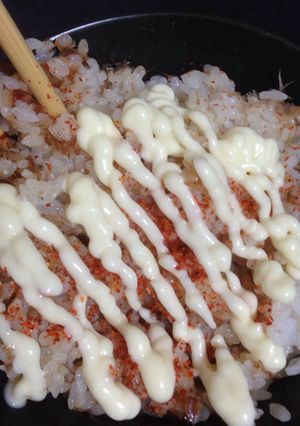 ピリリ！おかかマヨご飯-レシピのメイン写真