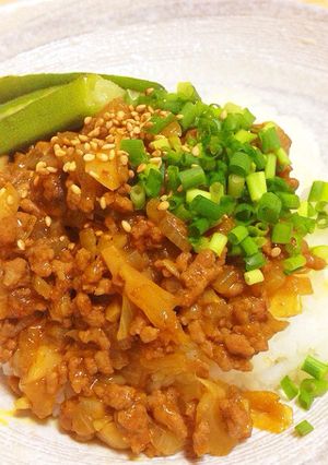 10分で完成!和風キーマカレー-レシピのメイン写真