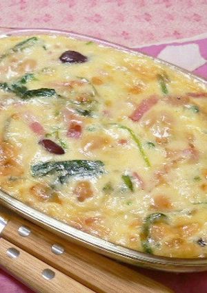 カラフル豆のキッシュ風-レシピのメイン写真
