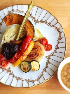 【アップルソース】グリル野菜-レシピのメイン写真