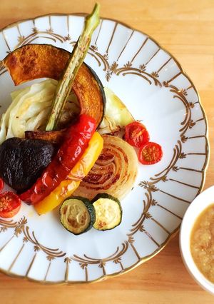 【アップルソース】グリル野菜-レシピのメイン写真