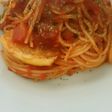 まるごとトマトの冷製トマトソースパスタ